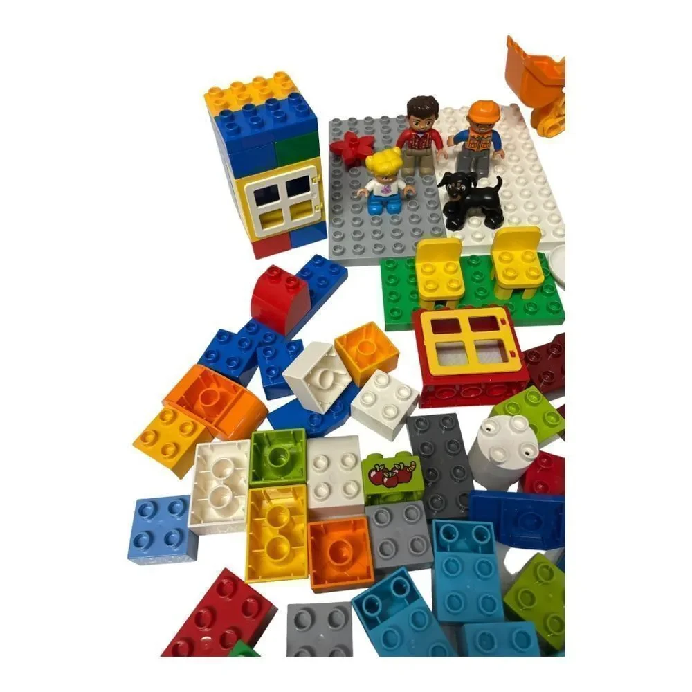 Mixed lot of Duplo Legos vehicles figures building blocks